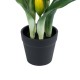 GloboStar® Artificial Garden YELLOW TULIP 21093 Διακοσμητικό Φυτό Κίτρινη Τουλίπα Υ23cm GloboStar® Artificial Garden YELLOW TULIP 21093 Διακοσμητικό Φυτό Κίτρινη Τουλίπα Υ23cm