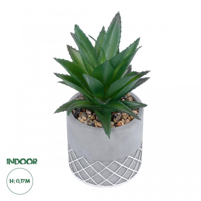 GloboStar® Artificial Garden SUCCULENT ALOE 21096 Διακοσμητικό Φυτό Παχύφυτο Αλόη Υ17cm GloboStar® Artificial Garden SUCCULENT ALOE 21096 Διακοσμητικό Φυτό Παχύφυτο Αλόη Υ17cm