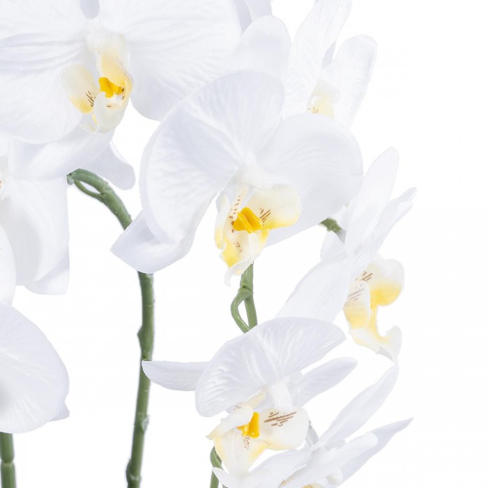 GloboStar® Artificial Garden WHITE ORCHID 21117 Διακοσμητικό Φυτό Λευκή Ορχιδέα Υ45cm GloboStar® Artificial Garden WHITE ORCHID 21117 Διακοσμητικό Φυτό Λευκή Ορχιδέα Υ45cm