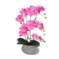 GloboStar® Artificial Garden PINK ORCHID 21121 Διακοσμητικό Φυτό Έντονο Ροζ Ορχιδέα Υ43cm GloboStar® Artificial Garden PINK ORCHID 21121 Διακοσμητικό Φυτό Έντονο Ροζ Ορχιδέα Υ43cm