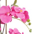 GloboStar® Artificial Garden PINK ORCHID 21121 Διακοσμητικό Φυτό Έντονο Ροζ Ορχιδέα Υ43cm GloboStar® Artificial Garden PINK ORCHID 21121 Διακοσμητικό Φυτό Έντονο Ροζ Ορχιδέα Υ43cm