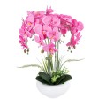 GloboStar® Artificial Garden PINK ORCHID 21124 Διακοσμητικό Φυτό Ροζ Ορχιδέα Υ50cm GloboStar® Artificial Garden PINK ORCHID 21124 Διακοσμητικό Φυτό Ροζ Ορχιδέα Υ50cm