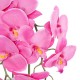 GloboStar® Artificial Garden PINK ORCHID 21127 Διακοσμητικό Φυτό Έντονο Ροζ Ορχιδέα Υ39cm