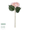 GloboStar® Artificial Garden SALMON HYDRANGEA BRANCH 21175 Τεχνητό Διακοσμητικό Κλαδί Ορτανσίας Σαμπανιζέ Y47cm GloboStar® Artificial Garden SALMON HYDRANGEA BRANCH 21175 Τεχνητό Διακοσμητικό Κλαδί Ορτανσίας Σαμπανιζέ Y47cm