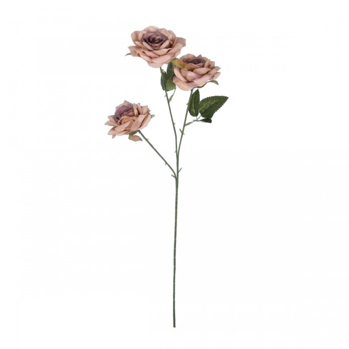 GloboStar® Artificial Garden OLD PINK CLIMBING ROSE BRANCH 21190 Τεχνητό Διακοσμητικό Κλαδί Τριαντάφυλλο Ξεθωριασμένο Ροζ Y66cm