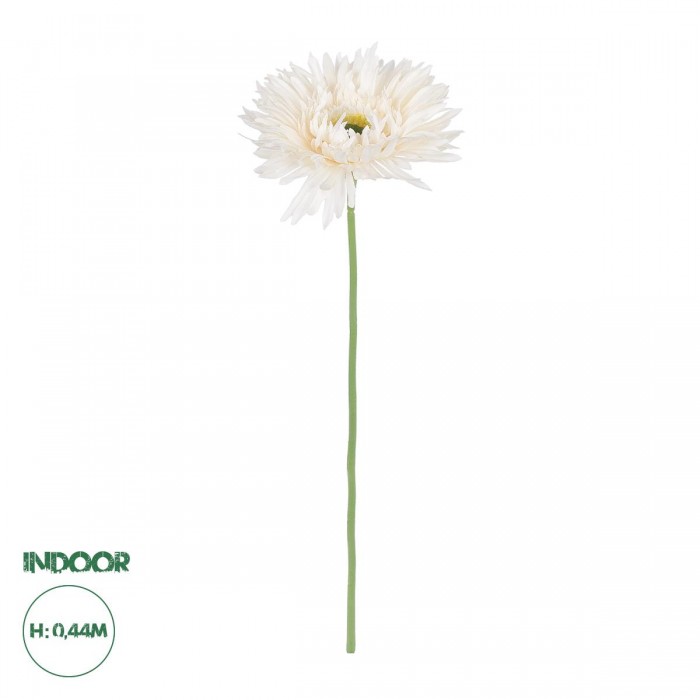 GloboStar® Artificial Garden PALE PINK GERBERABRANCH 21104 Τεχνητό Διακοσμητικό Κλαδί Ζέρμπερας Απαλό Ροζ Y44cm