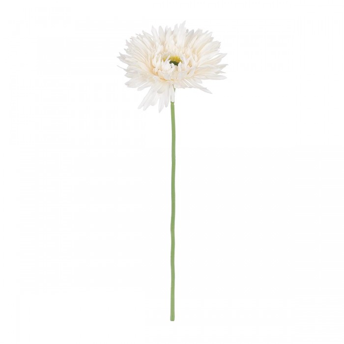 GloboStar® Artificial Garden PALE PINK GERBERABRANCH 21104 Τεχνητό Διακοσμητικό Κλαδί Ζέρμπερας Απαλό Ροζ Y44cm