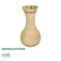 GloboStar® Artificial Garden MONACO 21236 Διακοσμητικό Πλεκτό Καλάθι - Κασπώ Γλάστρα - Flower Pot Μπεζ με Καφέ Π25 x M25 x Υ45cm GloboStar® Artificial Garden MONACO 21236 Διακοσμητικό Πλεκτό Καλάθι - Κασπώ Γλάστρα - Flower Pot Μπεζ με Καφέ Π25 x M25 x Υ45cm