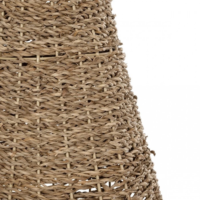 GloboStar® Artificial Garden CALIFORNIA 21239 Διακοσμητικό Πλεκτό Καλάθι - Κασπώ Γλάστρα - Flower Pot Μπεζ Μ20 x Π20 x Υ43cm