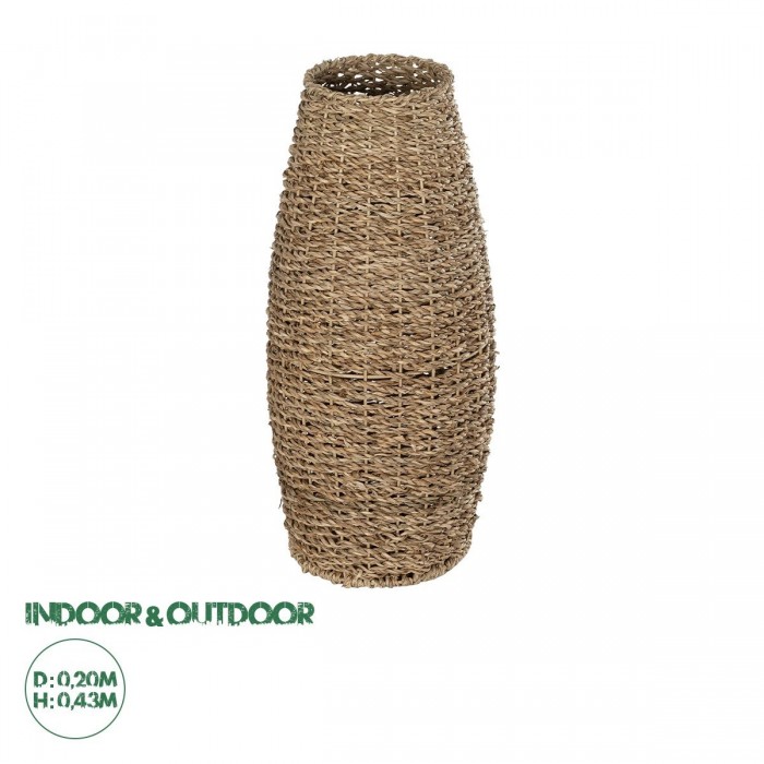 GloboStar® Artificial Garden FRANCISCO 21240 Διακοσμητικό Πλεκτό Καλάθι - Κασπώ Γλάστρα - Flower Pot Μπεζ Μ20 x Π20 x Υ41cm GloboStar® Artificial Garden FRANCISCO 21240 Διακοσμητικό Πλεκτό Καλάθι - Κασπώ Γλάστρα - Flower Pot Μπεζ Μ20 x Π20 x Υ41cm