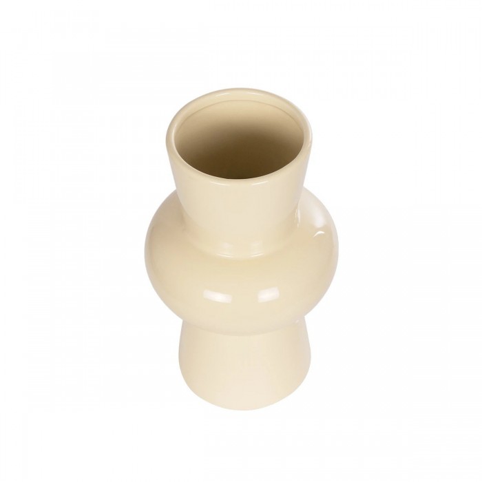 GloboStar® Artificial Garden DESERT 21258 Διακοσμητικό Κεραμικό Βάζo Μπεζ Π14 x Μ14 x Υ25 cm GloboStar® Artificial Garden DESERT 21258 Διακοσμητικό Κεραμικό Βάζo Μπεζ Π14 x Μ14 x Υ25 cm