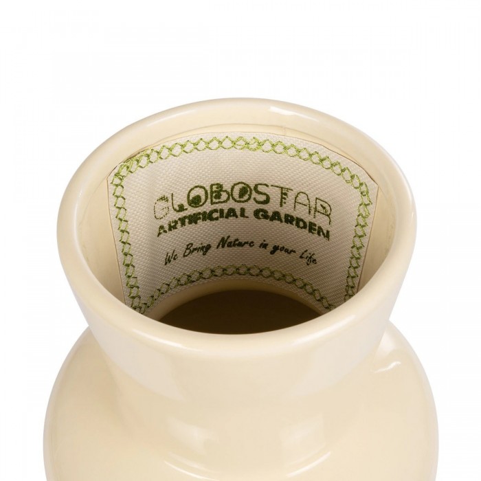 GloboStar® Artificial Garden DESERT 21258 Διακοσμητικό Κεραμικό Βάζo Μπεζ Π14 x Μ14 x Υ25 cm GloboStar® Artificial Garden DESERT 21258 Διακοσμητικό Κεραμικό Βάζo Μπεζ Π14 x Μ14 x Υ25 cm