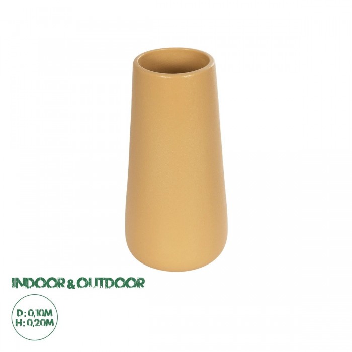 GloboStar® Artificial Garden LEGIAN 21268 Διακοσμητικό Κεραμικό Βάζo Πορτοκαλι Π10 x Μ10 x Υ20cm GloboStar® Artificial Garden LEGIAN 21268 Διακοσμητικό Κεραμικό Βάζo Πορτοκαλι Π10 x Μ10 x Υ20cm