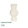 GloboStar® Artificial Garden BANGKOK 21274 Διακοσμητικό Κεραμικό Βάζο Μπεζ Μ12.5 x Π12.5 x Υ23cm GloboStar® Artificial Garden BANGKOK 21274 Διακοσμητικό Κεραμικό Βάζο Μπεζ Μ12.5 x Π12.5 x Υ23cm