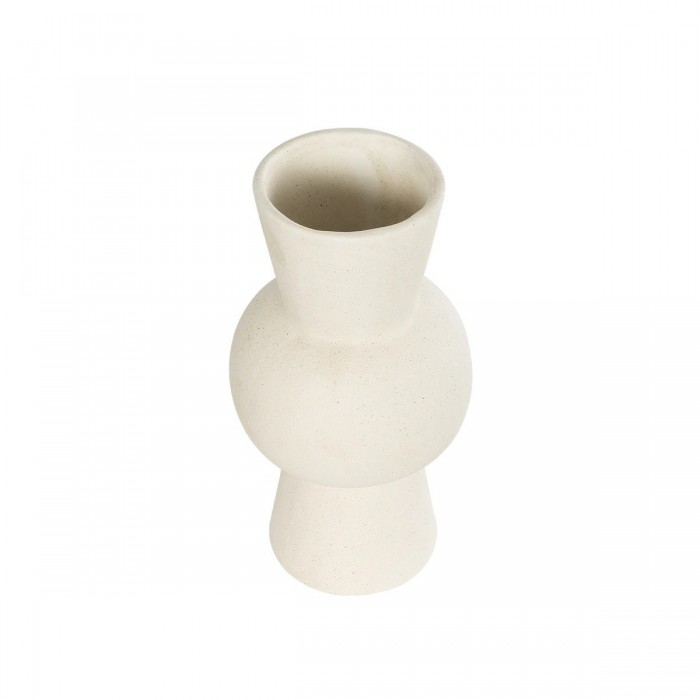GloboStar® Artificial Garden BANGKOK 21274 Διακοσμητικό Κεραμικό Βάζο Μπεζ Μ12.5 x Π12.5 x Υ23cm GloboStar® Artificial Garden BANGKOK 21274 Διακοσμητικό Κεραμικό Βάζο Μπεζ Μ12.5 x Π12.5 x Υ23cm