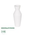 GloboStar® Artificial Garden MALVINA 21285 Διακοσμητικό Κεραμικό Βάζo Λευκό Π10 x Μ10 x Υ24cm GloboStar® Artificial Garden MALVINA 21285 Διακοσμητικό Κεραμικό Βάζo Λευκό Π10 x Μ10 x Υ24cm