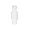 GloboStar® Artificial Garden MALVINA 21285 Διακοσμητικό Κεραμικό Βάζo Λευκό Π10 x Μ10 x Υ24cm GloboStar® Artificial Garden MALVINA 21285 Διακοσμητικό Κεραμικό Βάζo Λευκό Π10 x Μ10 x Υ24cm