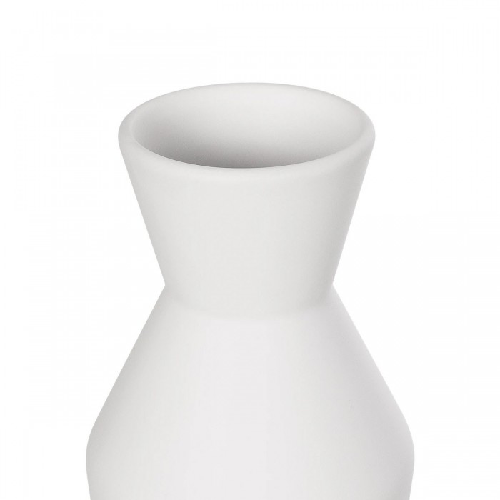 GloboStar® Artificial Garden MALVINA 21285 Διακοσμητικό Κεραμικό Βάζo Λευκό Π10 x Μ10 x Υ24cm GloboStar® Artificial Garden MALVINA 21285 Διακοσμητικό Κεραμικό Βάζo Λευκό Π10 x Μ10 x Υ24cm