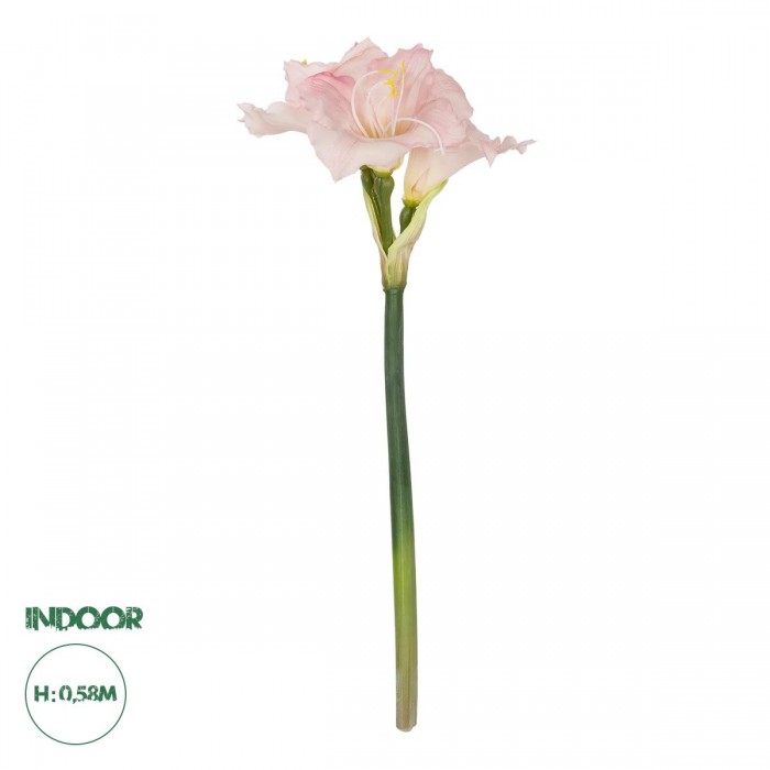 GloboStar® Artificial Garden PINK KAFFIR LILY BRANCH 21390 Τεχνητό Διακοσμητικό Κλαδί Ροζ Κρίνο Y58cm GloboStar® Artificial Garden PINK KAFFIR LILY BRANCH 21390 Τεχνητό Διακοσμητικό Κλαδί Ροζ Κρίνο Y58cm