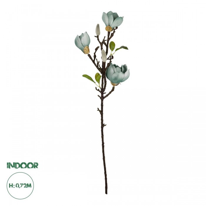 GloboStar® Artificial Garden BLUE MAGNOLIA BRANCH 21418 Τεχνητό Διακοσμητικό Κλαδί Μπλε Μανόλια Y72cm GloboStar® Artificial Garden BLUE MAGNOLIA BRANCH 21418 Τεχνητό Διακοσμητικό Κλαδί Μπλε Μανόλια Y72cm