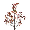 GloboStar® Artificial Garden BROWN BERRIES FRUIT BRANCH 21444 Τεχνητό Διακοσμητικό Κλαδί Κάφε Γκί Y94cm