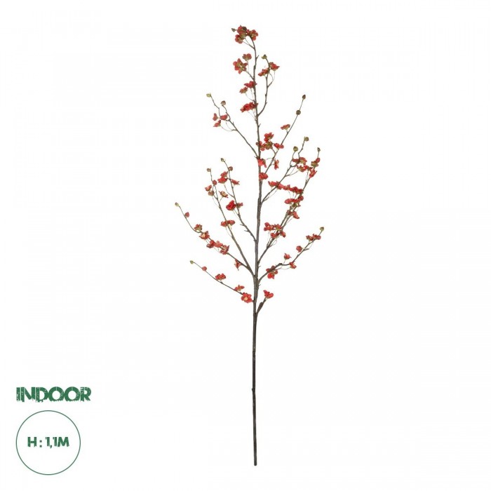 GloboStar® Artificial Garden RED CHERRY BLOSSOM BRANCH 21455 Τεχνητό Διακοσμητικό Κλαδί Κόκκινης Κερασίας Y110cm GloboStar® Artificial Garden RED CHERRY BLOSSOM BRANCH 21455 Τεχνητό Διακοσμητικό Κλαδί Κόκκινης Κερασίας Y110cm