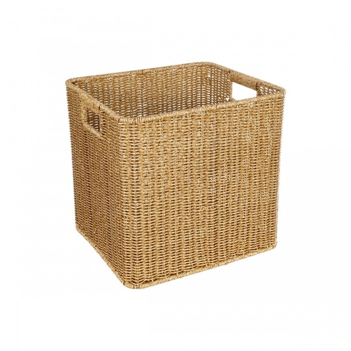 GloboStar® Artificial Garden CAVES 21496 Διακοσμητικό Πλεκτό Καλάθι - Κασπώ Γλάστρα - Flower Pot Μπεζ Μ32 x Π28 x Υ30cm GloboStar® Artificial Garden CAVES 21496 Διακοσμητικό Πλεκτό Καλάθι - Κασπώ Γλάστρα - Flower Pot Μπεζ Μ32 x Π28 x Υ30cm