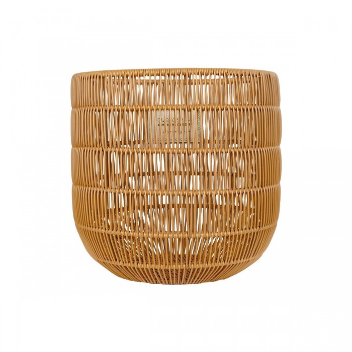 GloboStar® Artificial Garden DAKOTA 21498 Διακοσμητικό Πλεκτό Καλάθι - Κασπώ Γλάστρα - Flower Pot Μπεζ Φ33cm x Υ33cm GloboStar® Artificial Garden DAKOTA 21498 Διακοσμητικό Πλεκτό Καλάθι - Κασπώ Γλάστρα - Flower Pot Μπεζ Φ33cm x Υ33cm