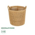 GloboStar® Artificial Garden BARBADOS 21499 Διακοσμητικό Πλεκτό Καλάθι - Κασπώ Γλάστρα - Flower Pot Μπεζ Μ28 x Π28 x Υ26cm GloboStar® Artificial Garden BARBADOS 21499 Διακοσμητικό Πλεκτό Καλάθι - Κασπώ Γλάστρα - Flower Pot Μπεζ Μ28 x Π28 x Υ26cm