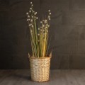GloboStar® Artificial Garden ARIZONA 21503 Διακοσμητικό Πλεκτό Καλάθι - Κασπώ Γλάστρα - Flower Pot Μπεζ Φ36 x Υ38cm GloboStar® Artificial Garden ARIZONA 21503 Διακοσμητικό Πλεκτό Καλάθι - Κασπώ Γλάστρα - Flower Pot Μπεζ Φ36 x Υ38cm