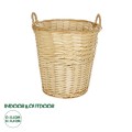 GloboStar® Artificial Garden ARIZONA 21504 Διακοσμητικό Πλεκτό Καλάθι - Κασπώ Γλάστρα - Flower Pot Μπεζ Φ42 x Υ42cm GloboStar® Artificial Garden ARIZONA 21504 Διακοσμητικό Πλεκτό Καλάθι - Κασπώ Γλάστρα - Flower Pot Μπεζ Φ42 x Υ42cm
