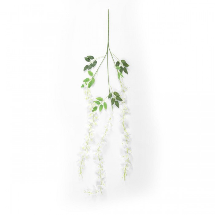 GloboStar® Artificial Garden WHITE WISTERIA FLOWER BRANCH 21513 Σετ 12 Τεχνητά Διακοσμητικά κλαδιά Βιστέριας Λευκό Φ45 x Υ120cm GloboStar® Artificial Garden WHITE WISTERIA FLOWER BRANCH 21513 Σετ 12 Τεχνητά Διακοσμητικά κλαδιά Βιστέριας Λευκό Φ45 x Υ120cm