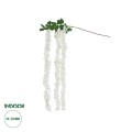 GloboStar® Artificial Garden WHITE WISTERIA FLOWER BRANCH 21516 Τεχνητό Διακοσμητικό κλαδί Βιστέρια Λευκό Φ45 x Υ120cm GloboStar® Artificial Garden WHITE WISTERIA FLOWER BRANCH 21516 Τεχνητό Διακοσμητικό κλαδί Βιστέρια Λευκό Φ45 x Υ120cm