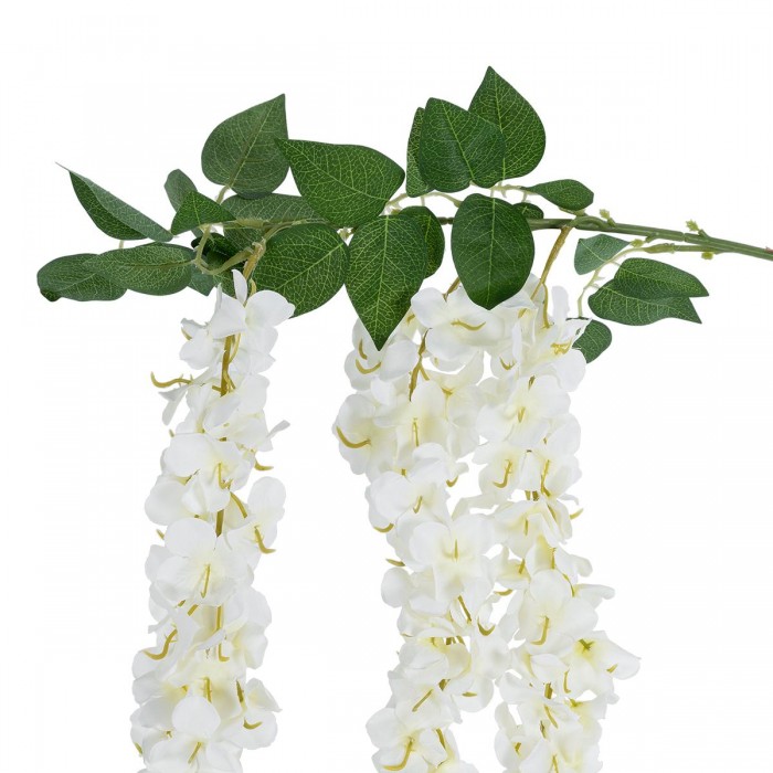 GloboStar® Artificial Garden WHITE WISTERIA FLOWER BRANCH 21516 Τεχνητό Διακοσμητικό κλαδί Βιστέρια Λευκό Φ45 x Υ120cm GloboStar® Artificial Garden WHITE WISTERIA FLOWER BRANCH 21516 Τεχνητό Διακοσμητικό κλαδί Βιστέρια Λευκό Φ45 x Υ120cm