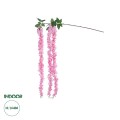 GloboStar® Artificial Garden PINK WISTERIA FLOWER BRANCH 21518 Τεχνητό Διακοσμητικό κλαδί Βιστέρια Ροζ Φ45 x Υ120cm GloboStar® Artificial Garden PINK WISTERIA FLOWER BRANCH 21518 Τεχνητό Διακοσμητικό κλαδί Βιστέρια Ροζ Φ45 x Υ120cm