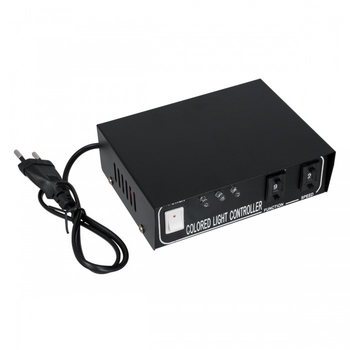 GloboStar® 22612-OVALE RGB Controller - Μεταλλάκτης Τροφοδοσίας AC/DC 230V IP20 για OVALE 120° Degree Neon Flex LED RGB 4 Pin Max 1500W - Έως 100 Μέτρα