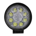 Προβολέας LED Εργασίας Στρογγυλός 24W 10-30V 3360lm 30° Αδιάβροχος IP65 Ψυχρό Λευκό 6000k GloboStar 29999