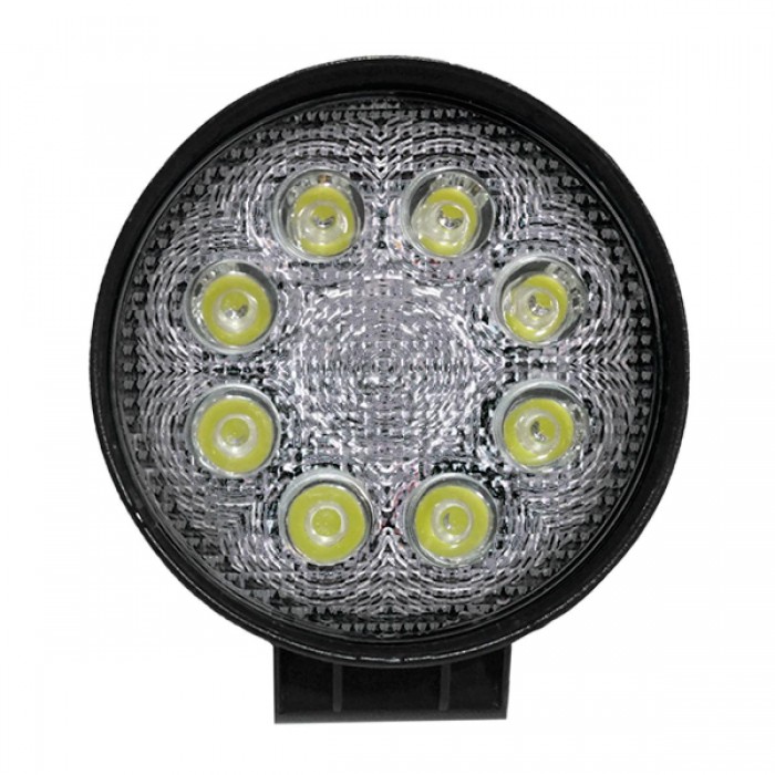 Προβολέας LED Εργασίας Στρογγυλός 24W 10-30V 3360lm 30° Αδιάβροχος IP65 Ψυχρό Λευκό 6000k GloboStar 29999 Προβολέας LED Εργασίας Στρογγυλός 24W 10-30V 3360lm 30° Αδιάβροχος IP65 Ψυχρό Λευκό 6000k GloboStar 29999