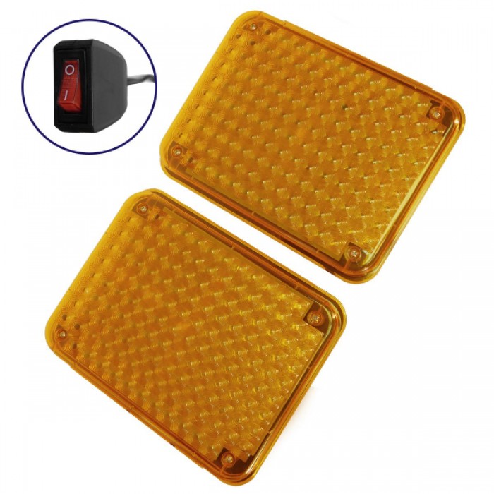 Φώτα Οδικής Βοήθειας STROBO 2 x 134 LED 5mm 40W 10-30V Αδιάβροχα IP65 Πορτοκαλί Εξωτερικά GloboStar 34318 Φώτα Οδικής Βοήθειας STROBO 2 x 134 LED 5mm 40W 10-30V Αδιάβροχα IP65 Πορτοκαλί Εξωτερικά GloboStar 34318