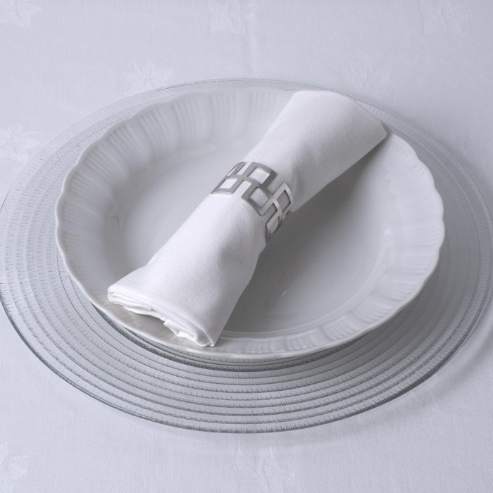 GloboStar® MENU 35006 Δαχτυλίδι Πετσέτας Μεταλλικό Ασημί Φ4.5 x Υ3cm GloboStar® MENU 35006 Δαχτυλίδι Πετσέτας Μεταλλικό Ασημί Φ4.5 x Υ3cm