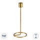 GloboStar® EVELYN 35107 Κηροπήγιο Μεταλλικό Χρυσό Φ9.5 x Υ23.5cm GloboStar® EVELYN 35107 Κηροπήγιο Μεταλλικό Χρυσό Φ9.5 x Υ23.5cm
