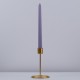 GloboStar® LAVENDER-FIELD 35203 ΣΕΤ 4 Αρωματικά Κεριά Κηροπηγίου Παραφίνης με Άρωμα Λεμόνι - Λεβάντα Μωβ Μ2 x Π2 x Υ25cm