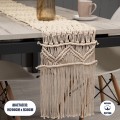 GloboStar® 35400 Μακραμέ Ράνερ Χειροποίητο Μπεζ Μ200 x Π30cm GloboStar® 35400 Μακραμέ Ράνερ Χειροποίητο Μπεζ Μ200 x Π30cm