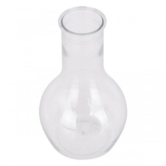 GloboStar® GRACE 35605 Διακοσμητικό Βάζο Πλαστικό Διάφανο Φ7 x Υ12cm