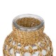 GloboStar® MANDY 35626 Διακοσμητικό Βάζο Γυάλινο Διάφανο με Μπαμπού Φ10.5 x Υ20cm GloboStar® MANDY 35626 Διακοσμητικό Βάζο Γυάλινο Διάφανο με Μπαμπού Φ10.5 x Υ20cm
