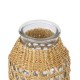 GloboStar® MANDY 35627 Διακοσμητικό Βάζο Γυάλινο Διάφανο με Μπαμπού Φ8.5 x Υ17.5cm GloboStar® MANDY 35627 Διακοσμητικό Βάζο Γυάλινο Διάφανο με Μπαμπού Φ8.5 x Υ17.5cm