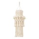 GloboStar® 36200 ETHIOPIA Καπέλο Φωτιστικού Boho - Μακραμέ Πλεκτό Χειροποίητο Μπεζ Υφασμάτινο με Σχοινί Φ30 x Υ90cm GloboStar® 36200 ETHIOPIA Καπέλο Φωτιστικού Boho - Μακραμέ Πλεκτό Χειροποίητο Μπεζ Υφασμάτινο με Σχοινί Φ30 x Υ90cm