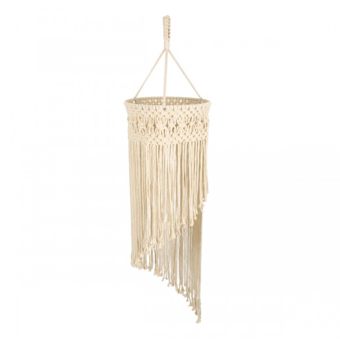 GloboStar® 36203 TUNISIA Καπέλο Φωτιστικού Boho - Μακραμέ Πλεκτό Χειροποίητο Μπεζ Υφασμάτινο με Σχοινί Φ30 x Υ120cm GloboStar® 36203 TUNISIA Καπέλο Φωτιστικού Boho - Μακραμέ Πλεκτό Χειροποίητο Μπεζ Υφασμάτινο με Σχοινί Φ30 x Υ120cm