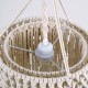 GloboStar® ALGERIA 36204 Boho Κρεμαστό Φωτιστικό Μακραμέ Μονόφωτο 1 x E27 IP20 Μπεζ Ύφασμα - Μ30 x Π30 x Υ40cm GloboStar® ALGERIA 36204 Boho Κρεμαστό Φωτιστικό Μακραμέ Μονόφωτο 1 x E27 IP20 Μπεζ Ύφασμα - Μ30 x Π30 x Υ40cm