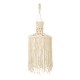 GloboStar® 36207 SENEGAL Καπέλο Φωτιστικού Boho - Μακραμέ Πλεκτό Χειροποίητο Μπεζ Υφασμάτινο με Σχοινί Φ30 x Υ80cm GloboStar® 36207 SENEGAL Καπέλο Φωτιστικού Boho - Μακραμέ Πλεκτό Χειροποίητο Μπεζ Υφασμάτινο με Σχοινί Φ30 x Υ80cm